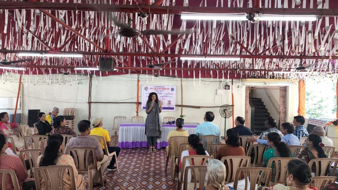 Full audience at Lions Club wellness session by D-Physio